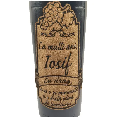 La multi ani iosif, editie limitata, vin rosu cabernet sauvignon, demisec, 750ml, 13.5% alcool